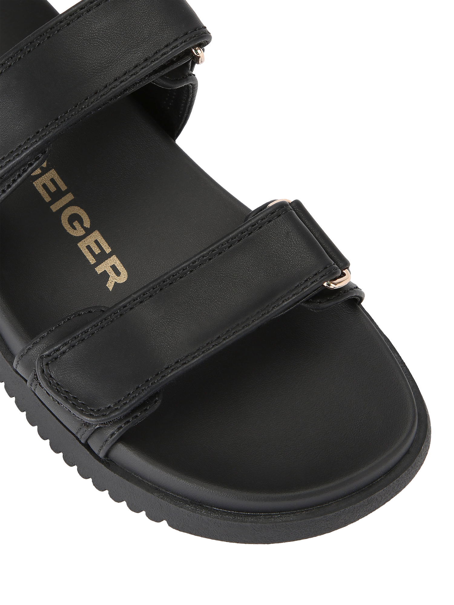 Product image 5 of 5, which shows KG Kurt Geiger Rory2 Sandals, Black, 3