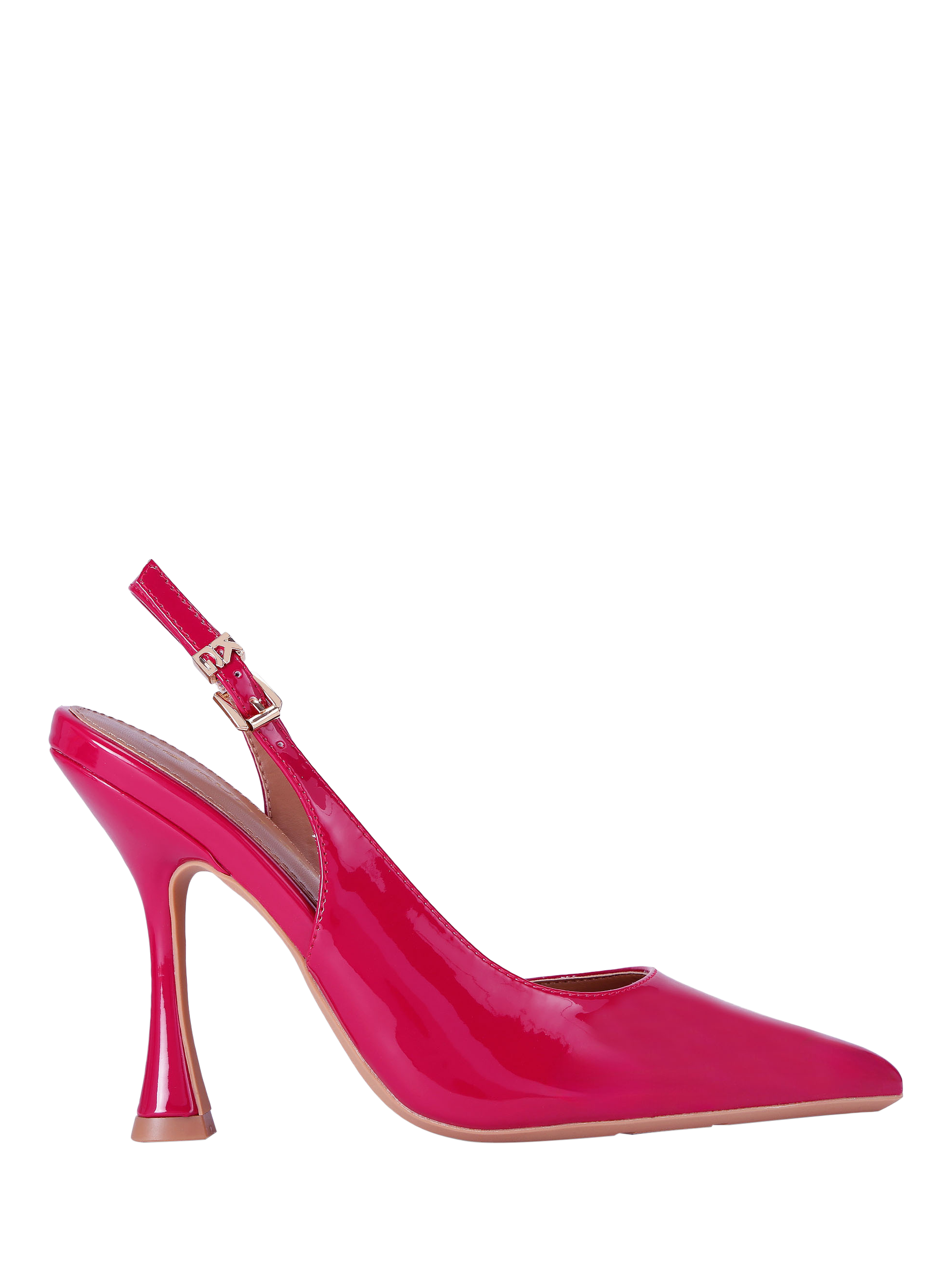 Product image 1 of 5, which shows KG Kurt Geiger Aria2 Heeled Court Shoes, Pink, 3