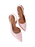 KG Kurt Geiger Aria2 Stiletto Heel Court Shoes, Pink Mid