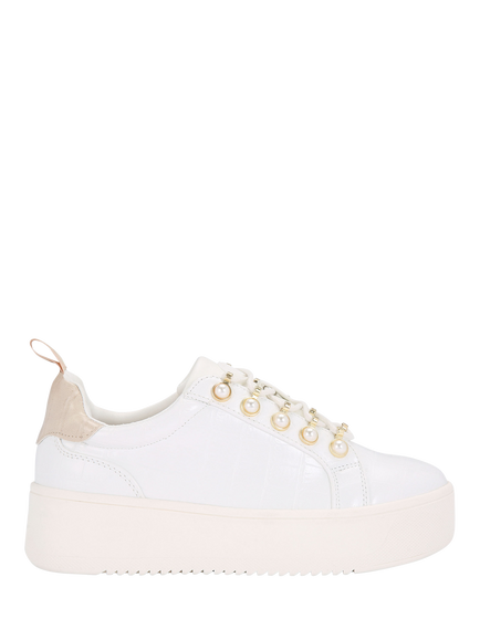 KG Kurt Geiger Lighter Pearl 2 Chunky Trainers, White, White