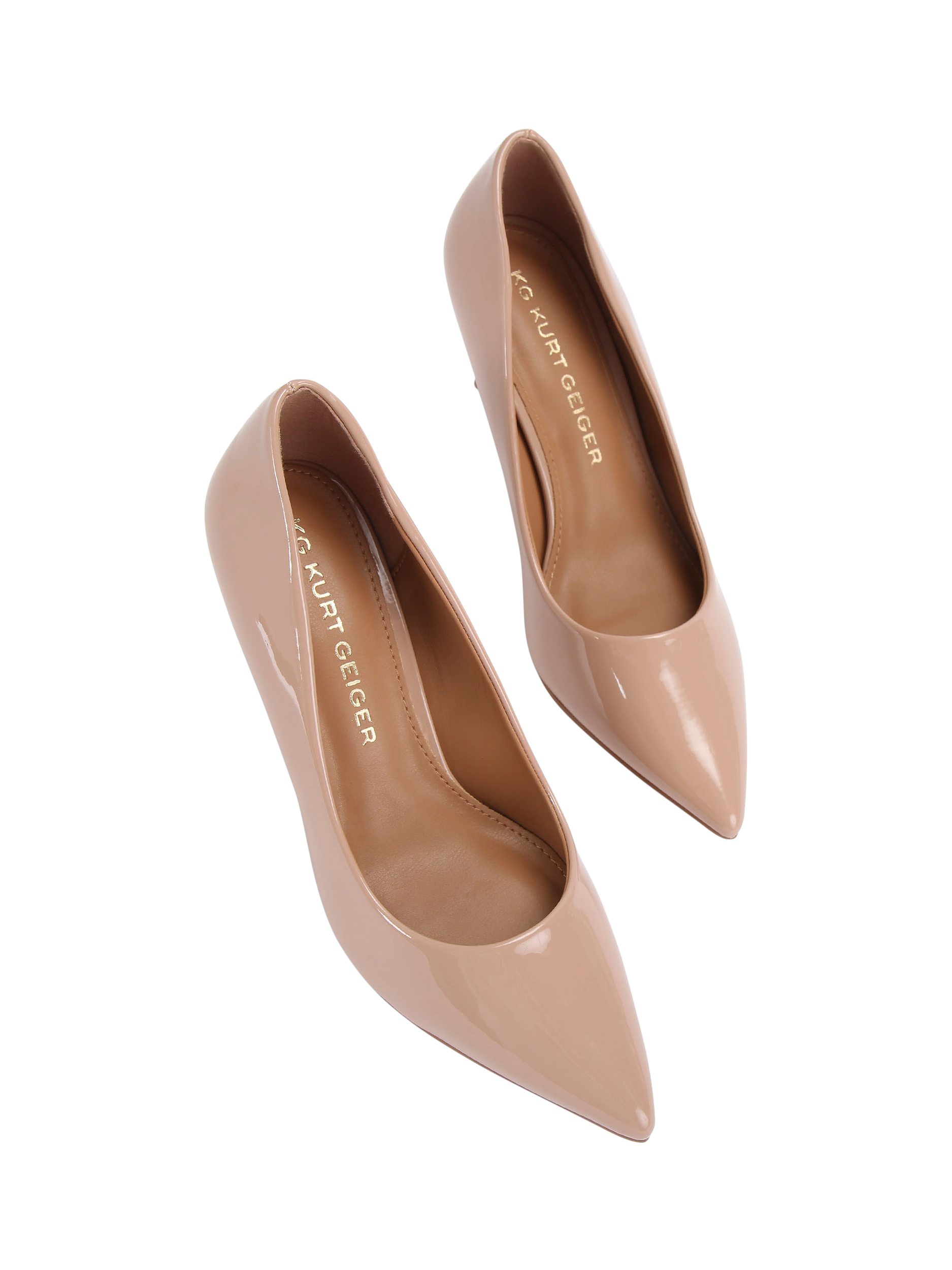 Product image 2 of 4, which shows KG Kurt Geiger Aiden 2 Court Shoes, Pink Blush, 3