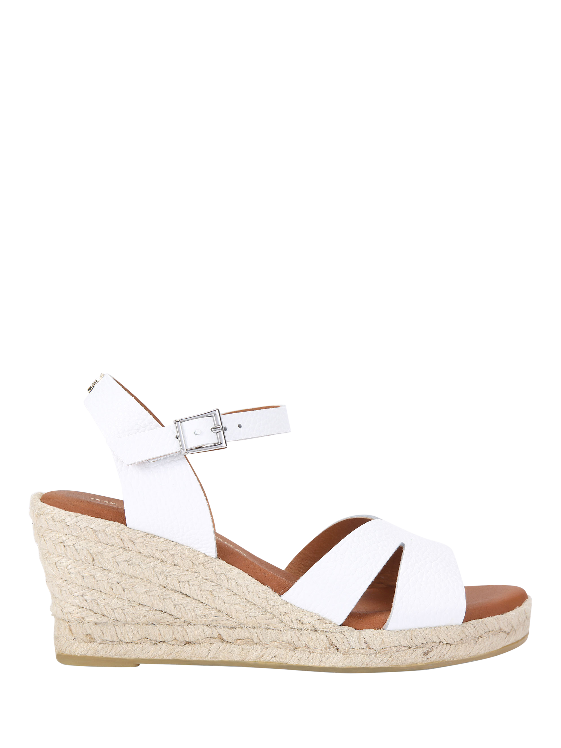 KG Kurt Geiger Pama Espadrille Wedge Sandals, White