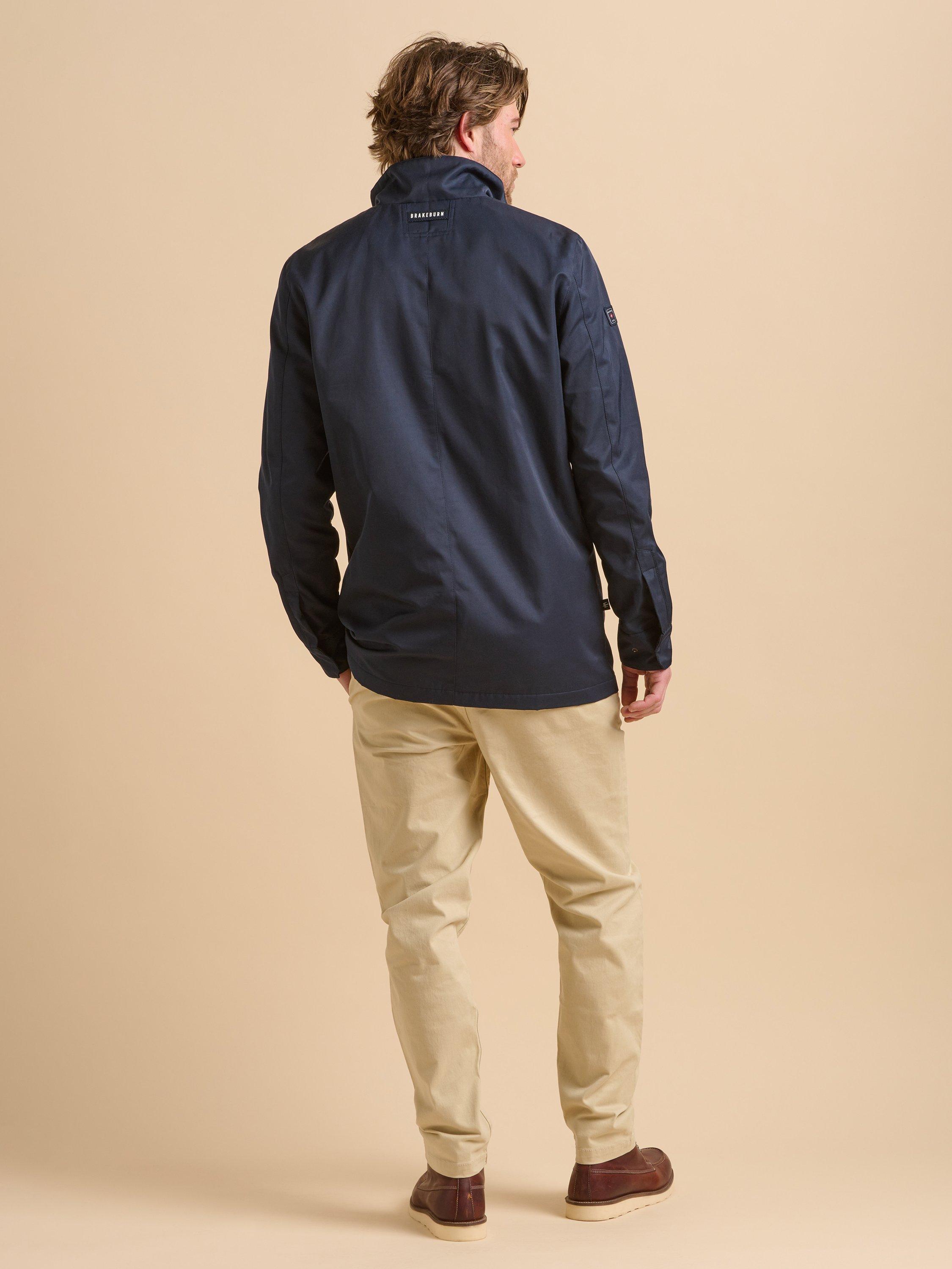 Product image 3 of 7, which shows Brakeburn Cotton Blend Trench Coat, Navy, S