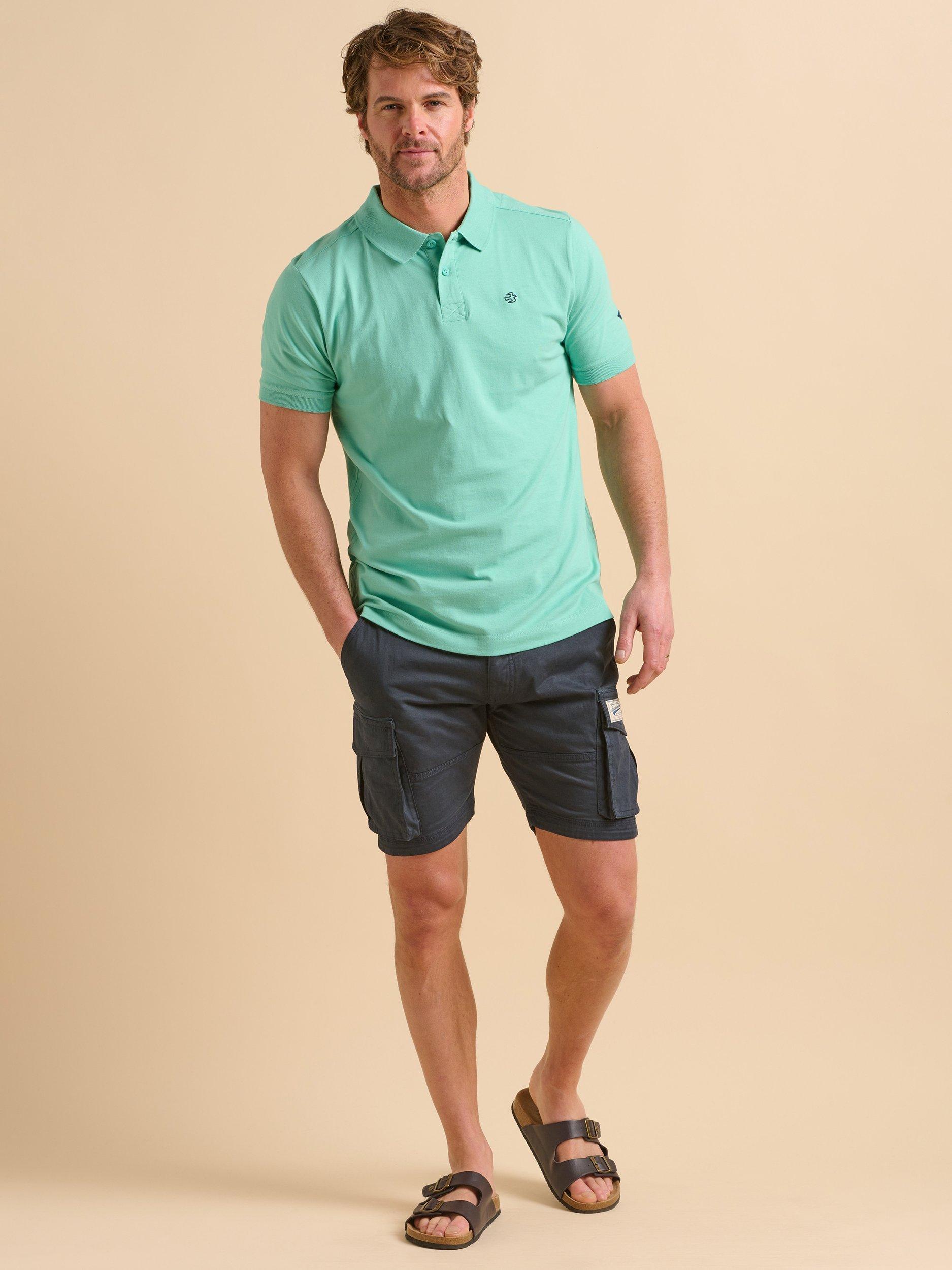 Product image 1 of 5, which shows Brakeburn Cargo Shorts, Navy, 30