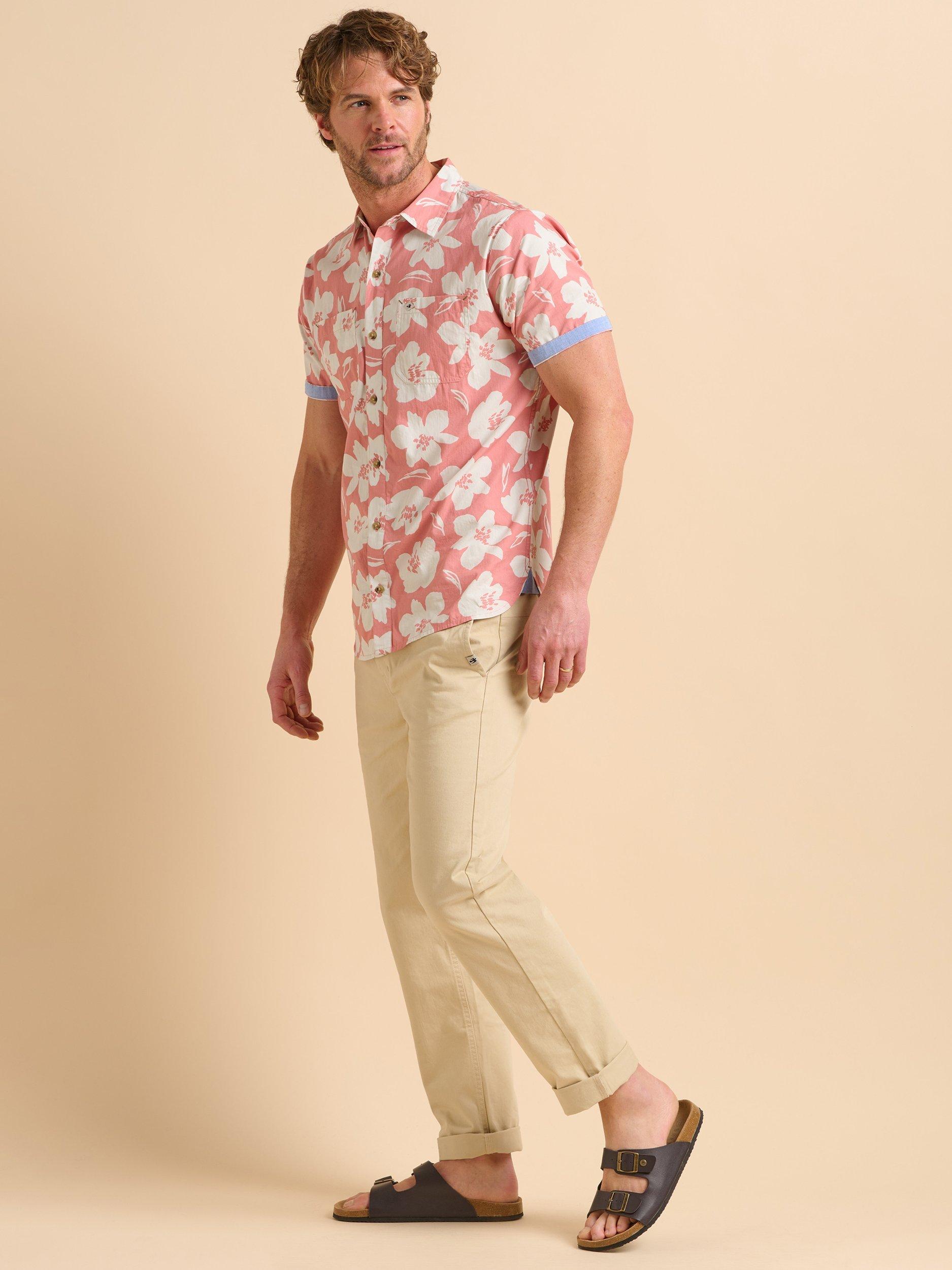 Product image 3 of 6, which shows Brakeburn Drawcord Chinos, Beige, 30