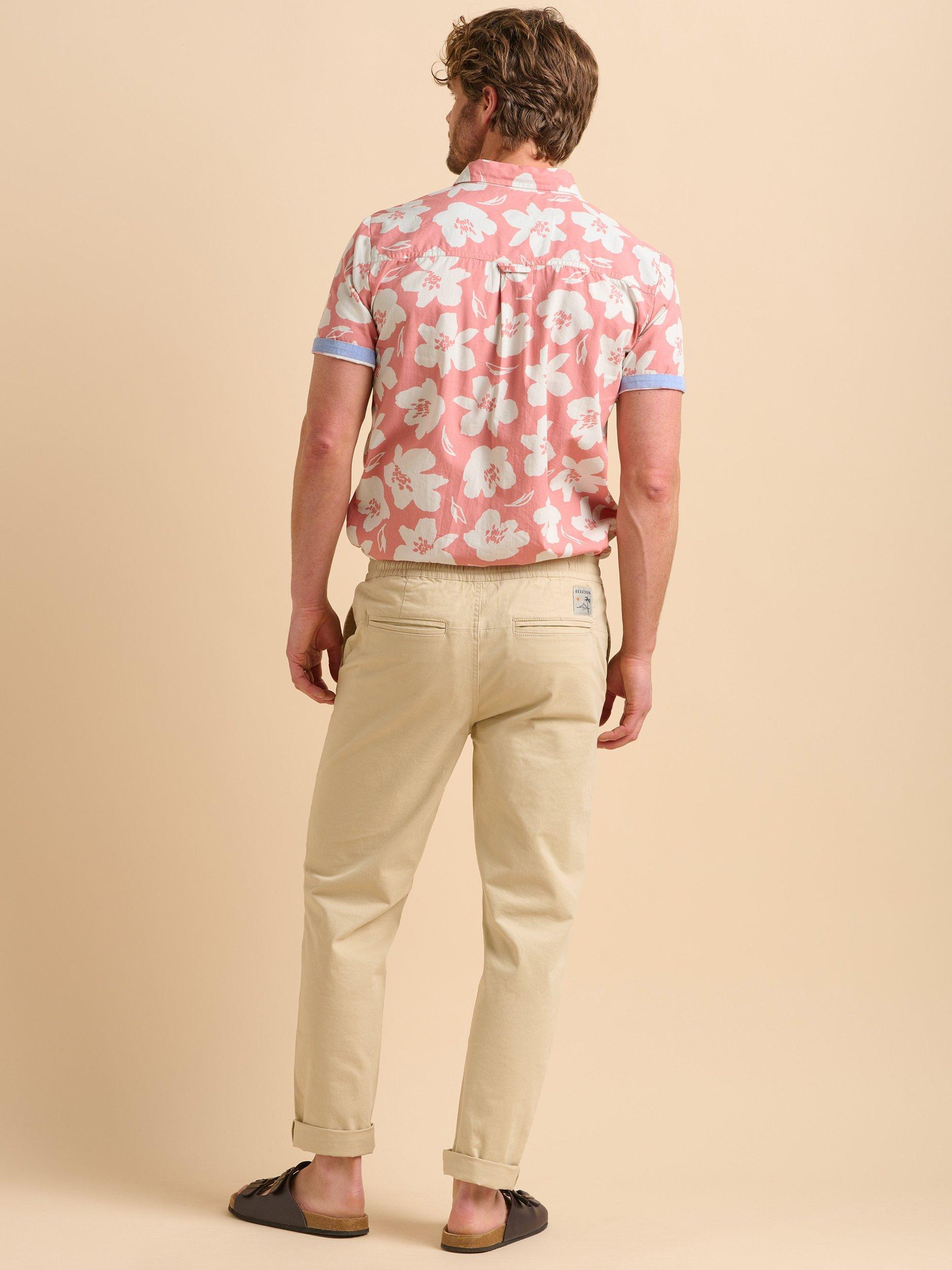 Product image 4 of 6, which shows Brakeburn Drawcord Chinos, Beige, 30