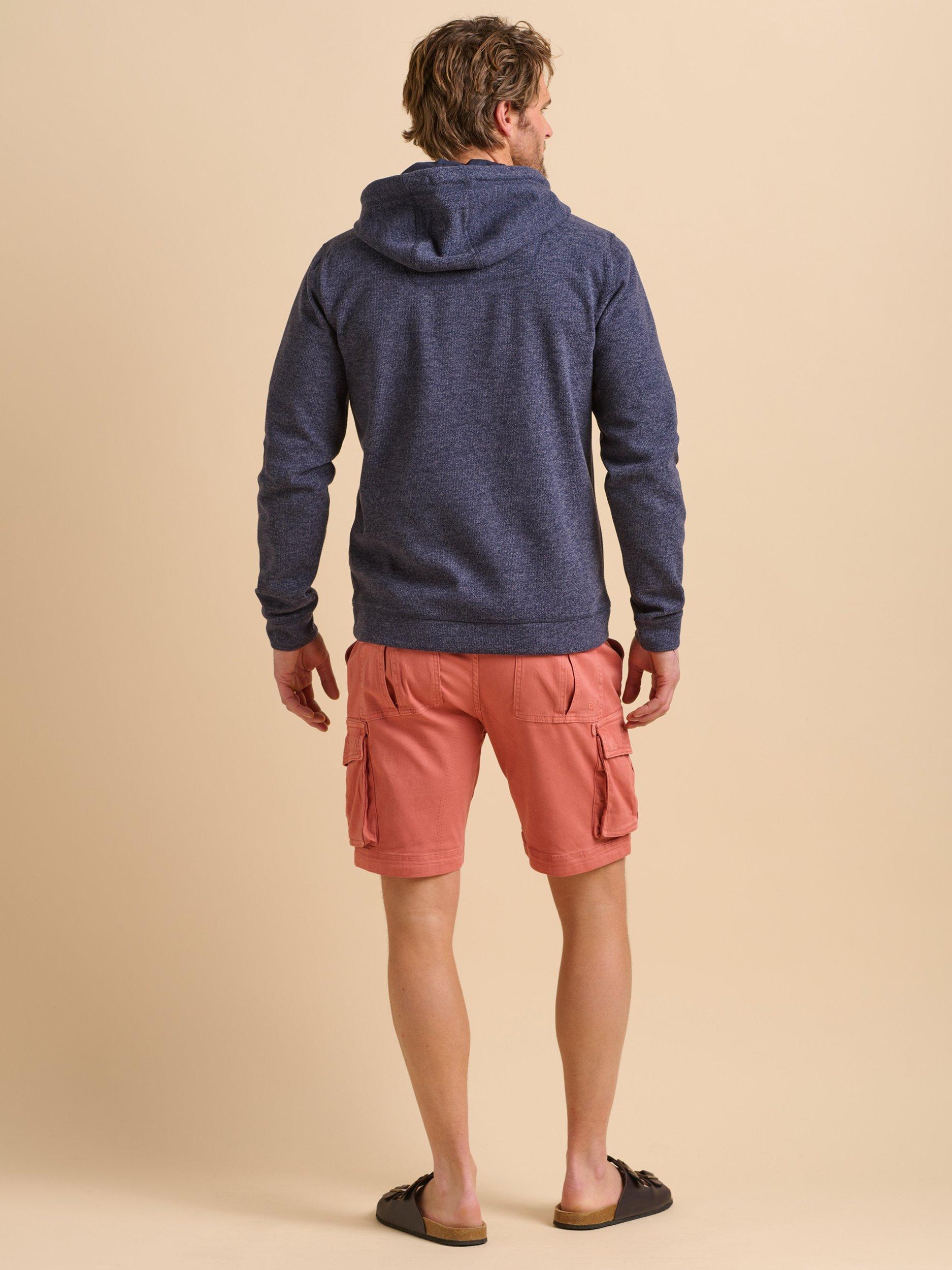 Product image 2 of 6, which shows Brakeburn Marl Hoodie, Navy, S