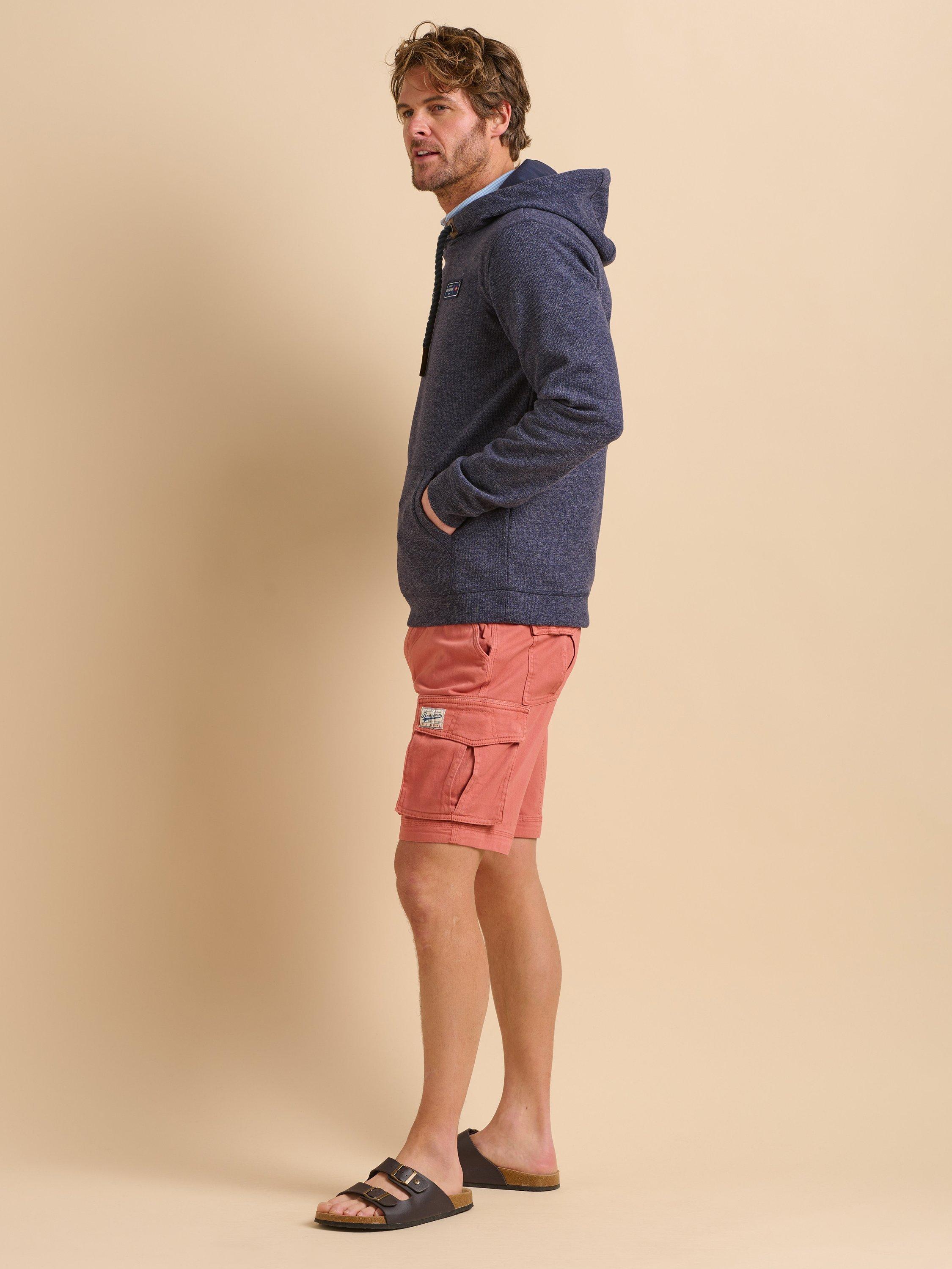 Product image 3 of 6, which shows Brakeburn Marl Hoodie, Navy, S