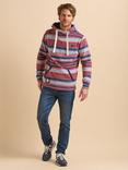 Brakeburn Cotton Stripe Hoodie, Multi