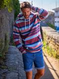 Brakeburn Cotton Stripe Hoodie, Multi