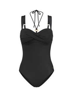Triumph Summer Twist Padded Swimsuit, Black, Black