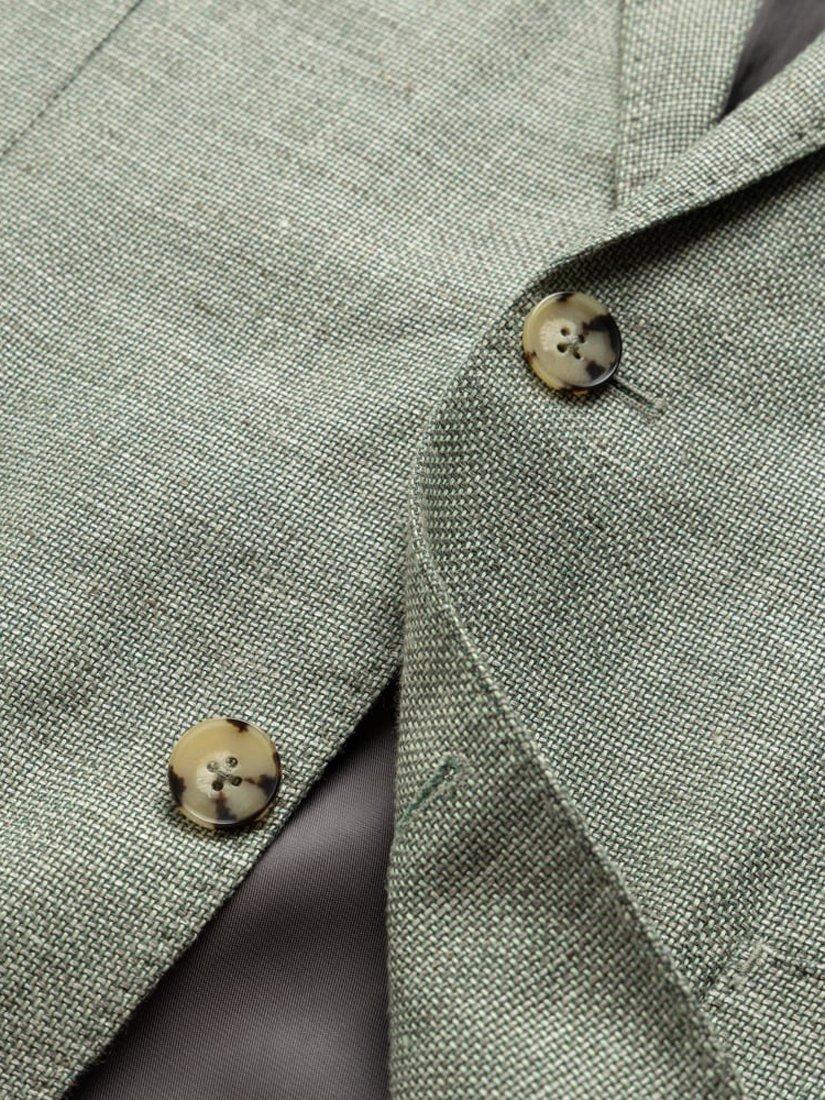 Product image 5 of 5, which shows Rodd & Gunn The Cascades Linen Blend Slim Fit Blazer, Sage, XS