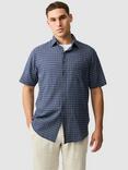 Rodd & Gunn Gowenbridge Check Cotton Seersucker Regular Fit Short Sleeve Shirt