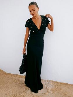 Never Fully Dressed Shell Crochet Knit Top, Black, Black