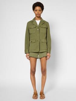 Gerard Darel Ronny Utility Jacket, Khaki Green - view 2, Khaki Green