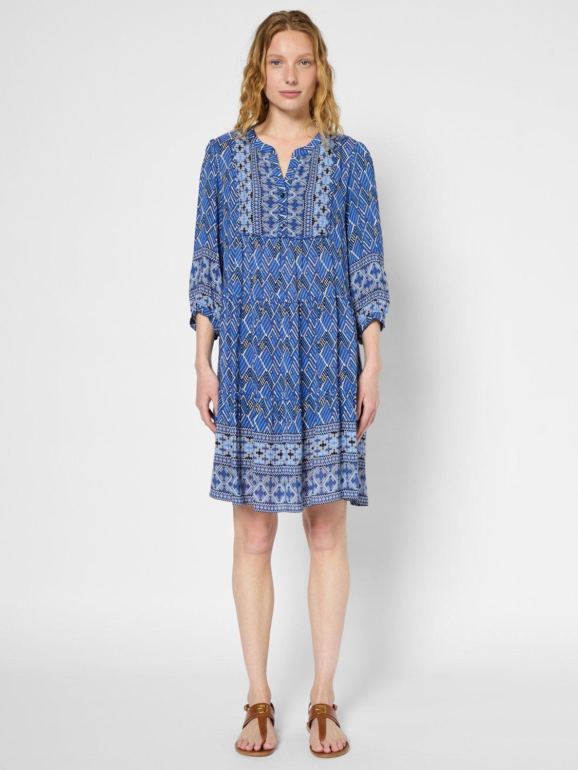 Product image 2 of 5, which shows Gerard Darel Pomeline Abstract Dress, Ink, 8
