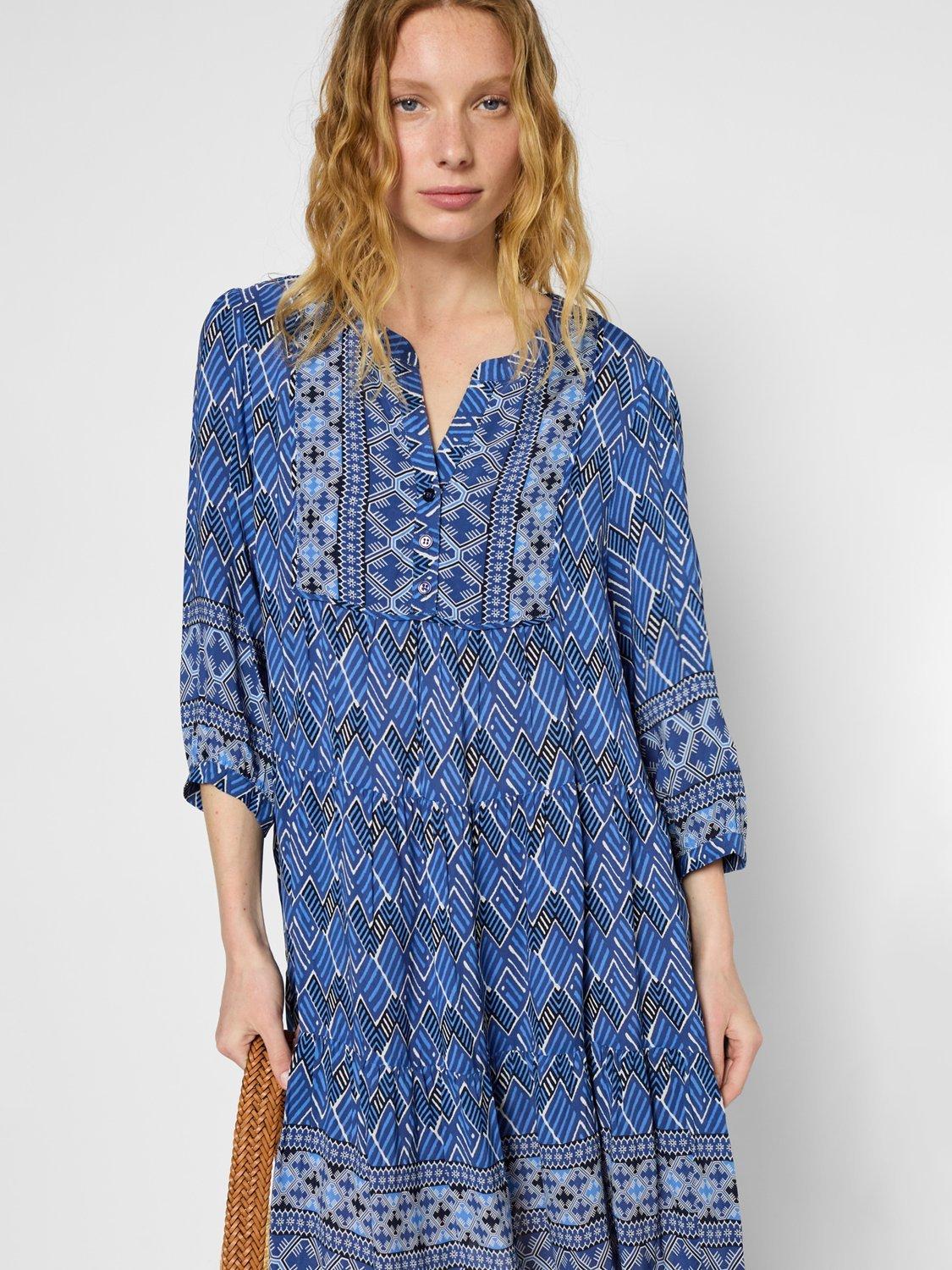 Product image 5 of 5, which shows Gerard Darel Pomeline Abstract Dress, Ink, 8