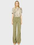 Gerard Darel Anna Pocket Detail Jeans, Khaki Green