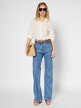 Gerard Darel Uxana Linen Rich Shirt, Ecru