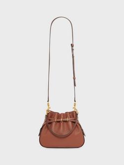 Gerard Darel Le Mini Romy Leather Bag, Tan