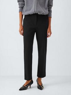 John Lewis Slim Bi-Stretch Cotton Blend Trouser, Black