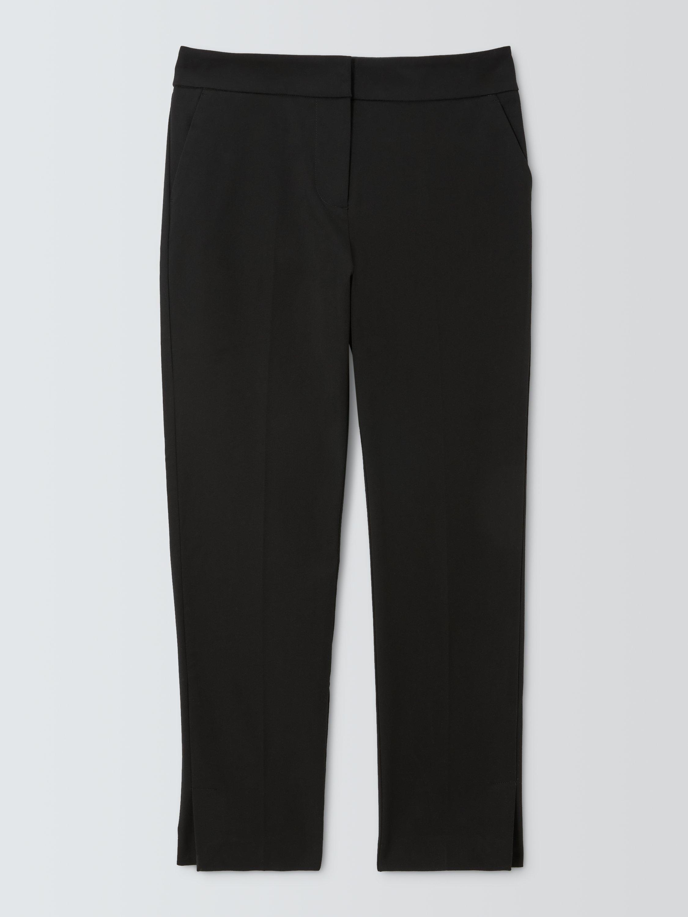 Product image 4 of 6, which shows John Lewis Slim Bi-Stretch Cotton Blend Trouser, Black, 8