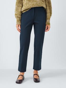 John Lewis Slim Bi-Stretch Cotton Blend Trouser, Navy