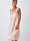 John Lewis Lace Strap Ruffle Hem Chemise, Delicacy