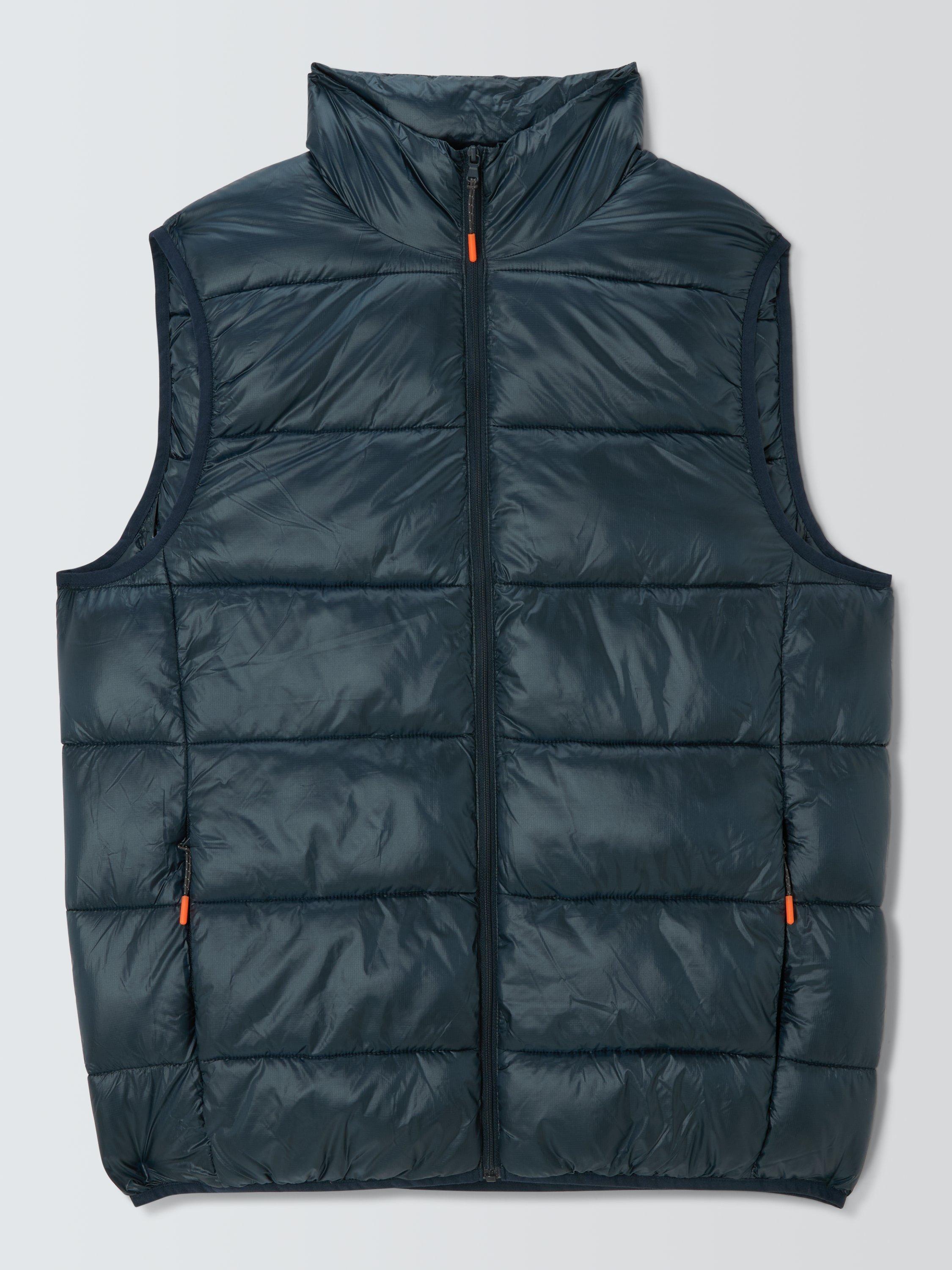 Product image 4 of 6, which shows John Lewis Ripstop Puffer Gillet, Sky Captain, S