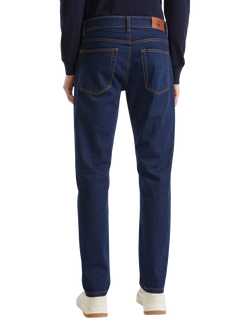 Benetton Slim Fit Denim Jeans, Dark Blue - view 2, Dark Blue