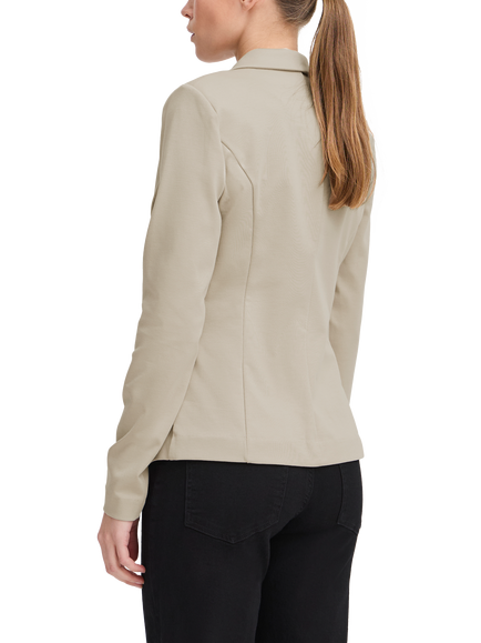 ICHI Kate Slim Fit Blazer - view 2, Doeskin