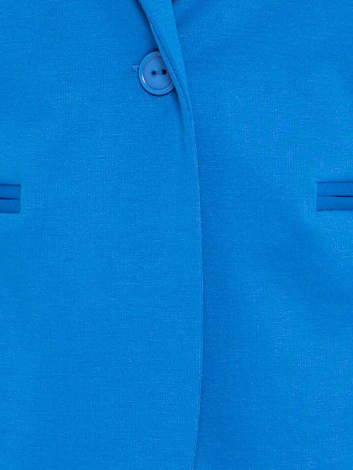 Product image 7 of 7, which shows ICHI Kate Fitted Blazer, Turkish Sea, XS