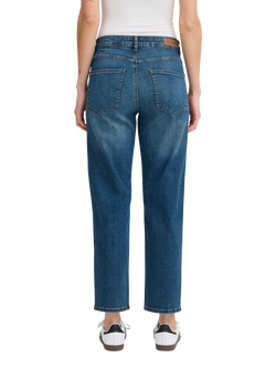 ICHI Twiggy Raven Straight Leg Jeans, Washed Medium Blue - view 2, Medium Blue