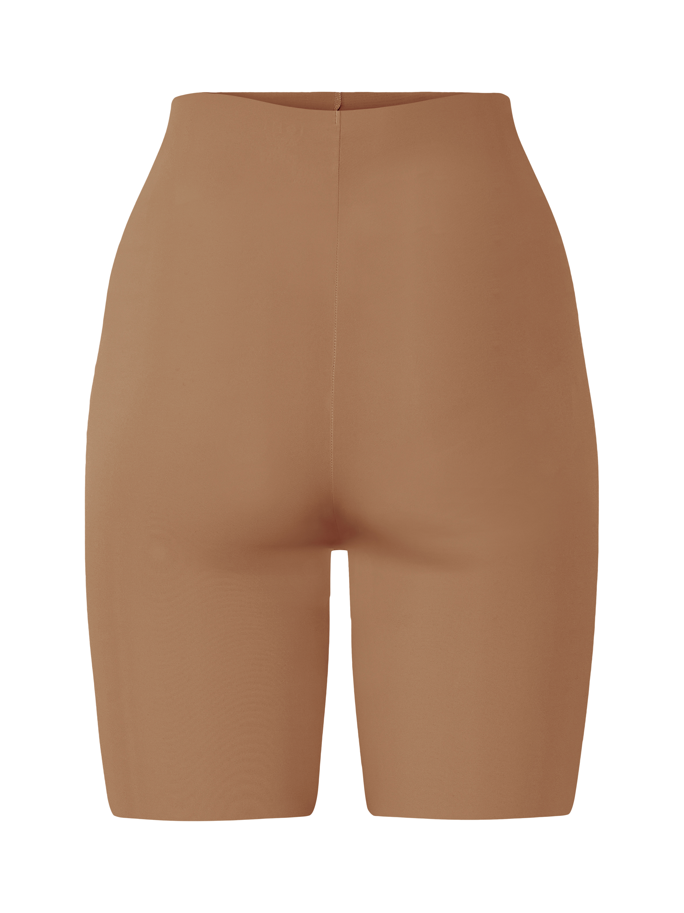 Product image 6 of 7, which shows ICHI Siv High Waist Workout Shorts, Pecan Pie, XS