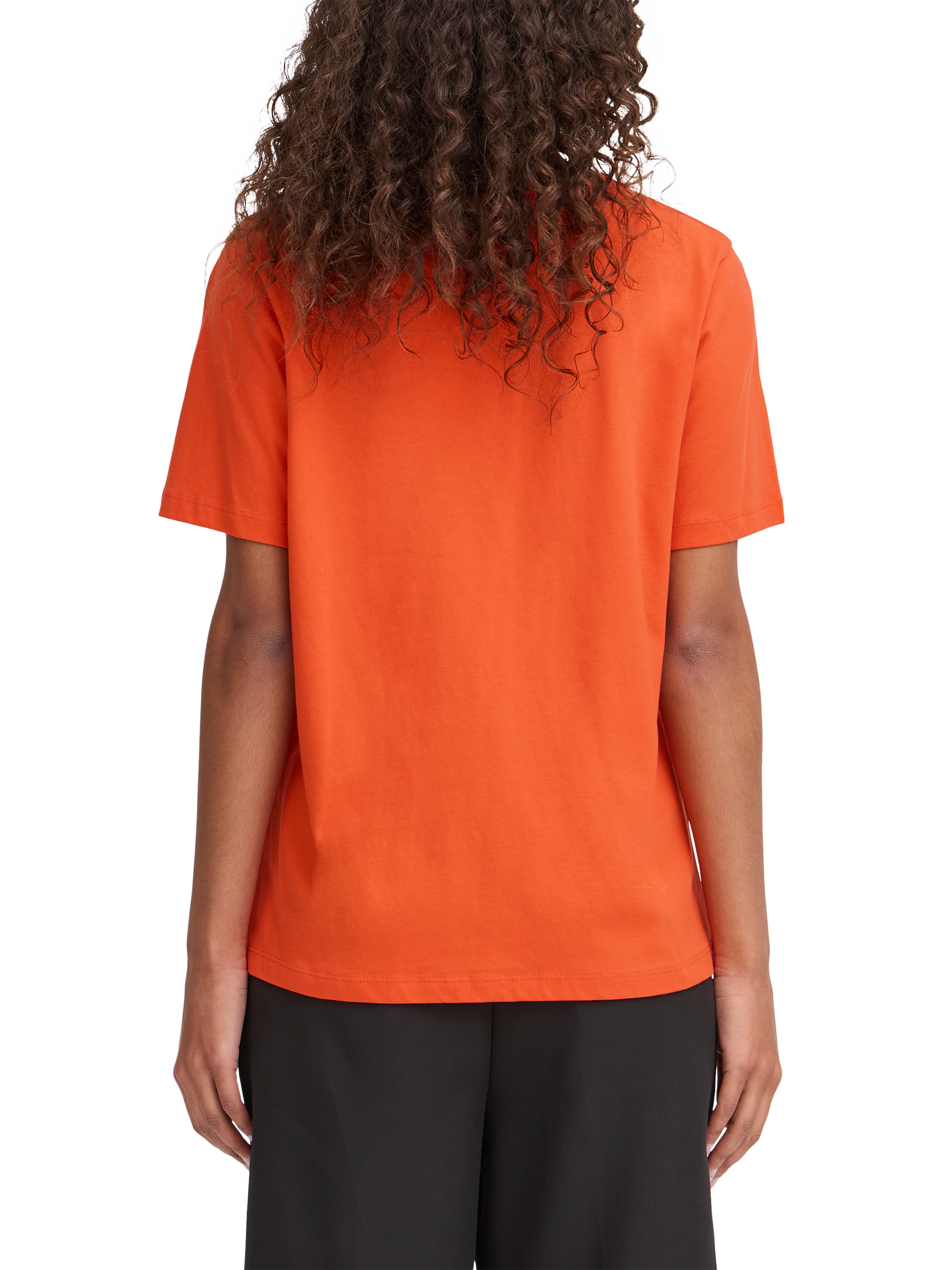 Product image 2 of 7, which shows ICHI Palmer Organic Cotton T-Shirt, Fiesta, XS