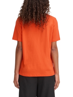 ICHI Palmer Organic Cotton T-Shirt, Fiesta - view 2, Fiesta