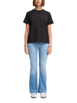 ICHI Palmer Pure Organic Cotton Loose Fit T-Shirt, Black - view 2, Black