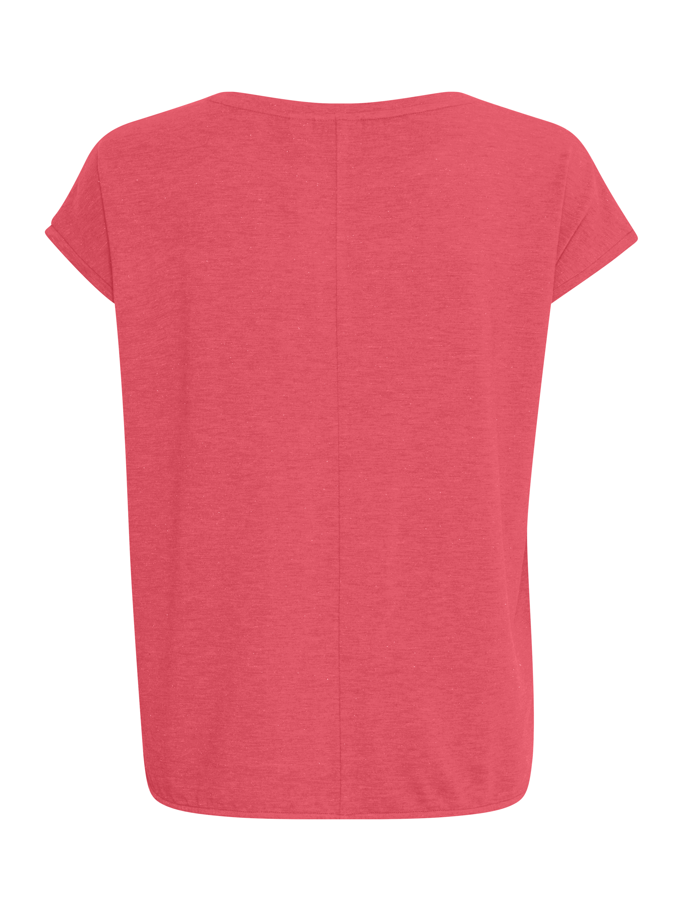 Product image 6 of 7, which shows ICHI Rebel Loose Fit T-Shirt, Holly Berry, XS