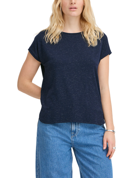 ICHI Rebel Short Sleeve T-Shirt, Total Eclipse, Total Eclipse