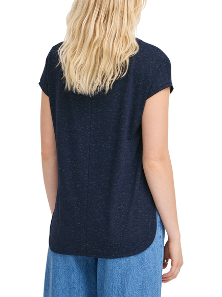 ICHI Rebel Short Sleeve T-Shirt, Total Eclipse - view 2, Total Eclipse