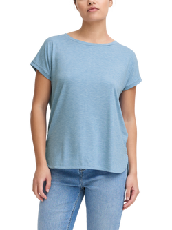 ICHI Rebel Loose Fit T-Shirt, Della Robbia Blue