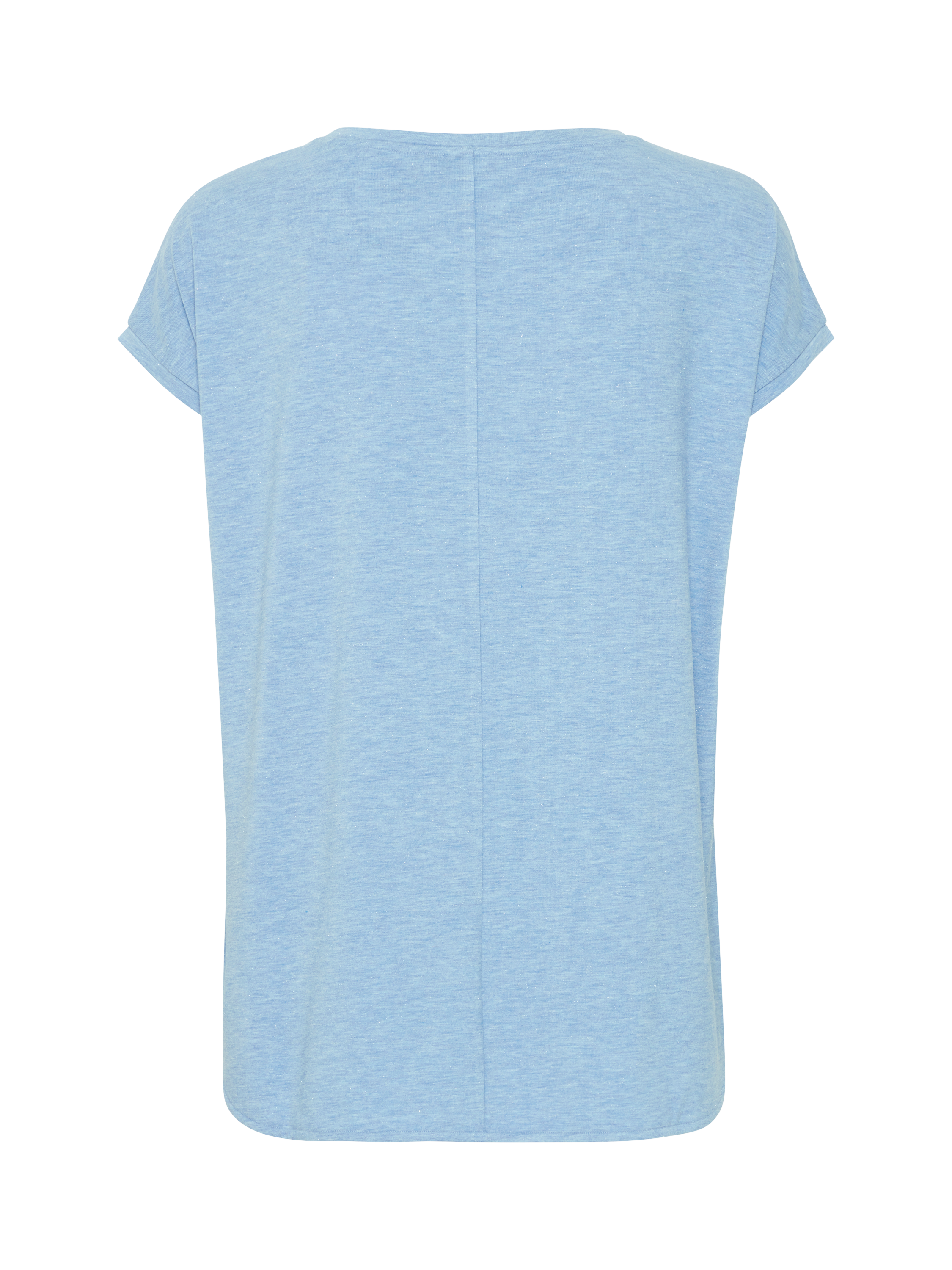Product image 6 of 7, which shows ICHI Rebel Loose Fit T-Shirt, Della Robbia Blue, XS