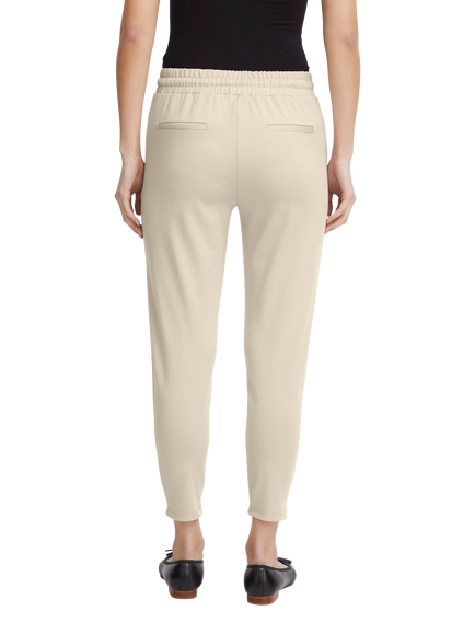 ICHI Kate Drawstring Waist Trousers - view 2, Doeskin