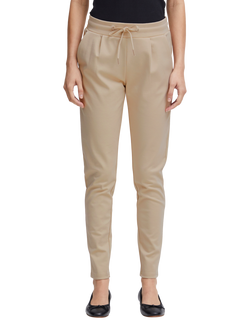 ICHI Kate Drawstring Waist Trousers, Doeskin