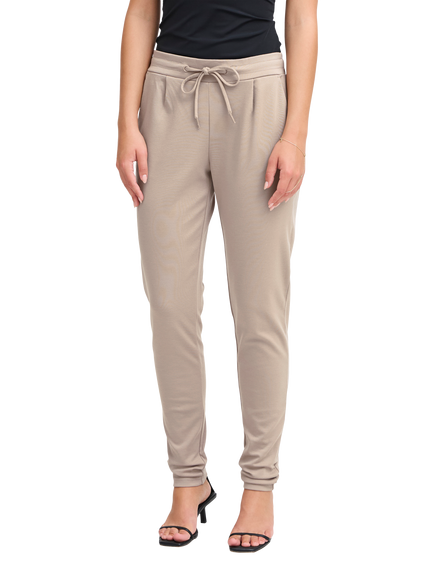 ICHI Kate Drawstring Waist Trousers, Fungi
