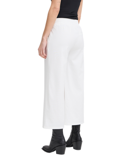 ICHI Ihkate Sus Cropped Trousers, Cloud Dancer - view 2, Cloud Dancer