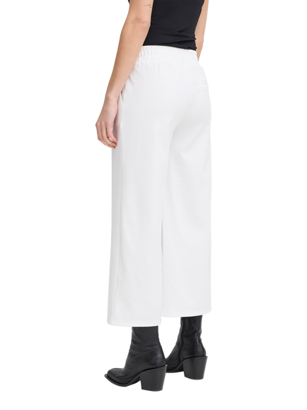 ICHI Ihkate Sus Cropped Trousers, Cloud Dancer - view 2, Cloud Dancer