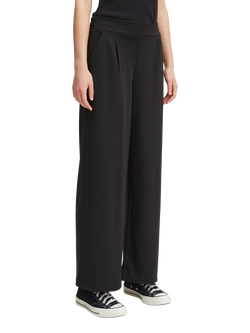 ICHI Kate Wide Leg Trousers, Black