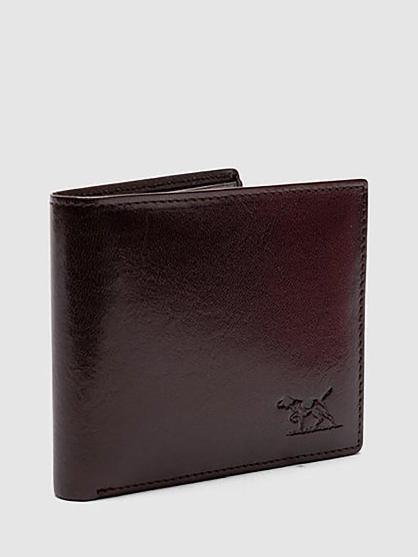 Product image 2 of 6, which shows Rodd & Gunn Wakefield Slim Bi-fold Leather Wallet, Chocolate, One Size