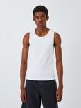 Kin Ribbed Jersey Vest, Cloud Dancer
